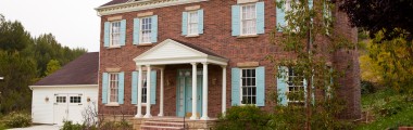 Red Brick - Federal Style - Shutters