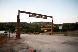 Main Gate - Mountain Backdrop