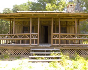 Cabin by the Lake - Front View